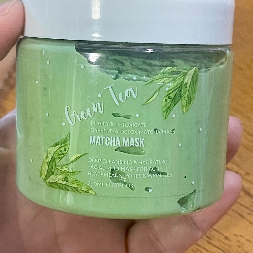 Green Tea Matcha Mask by Nurture Me Organics - Purifying Green Skincare